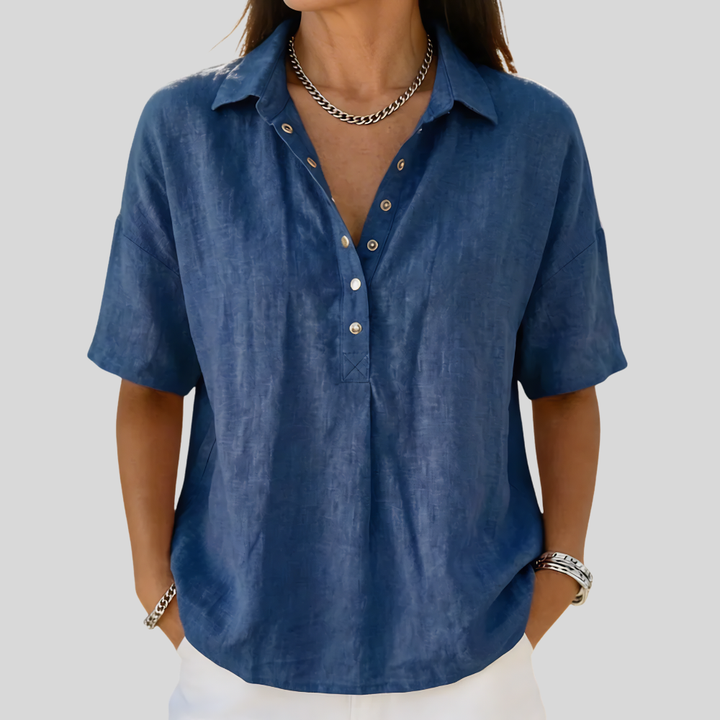 Willow | Blouse with Collar and Button