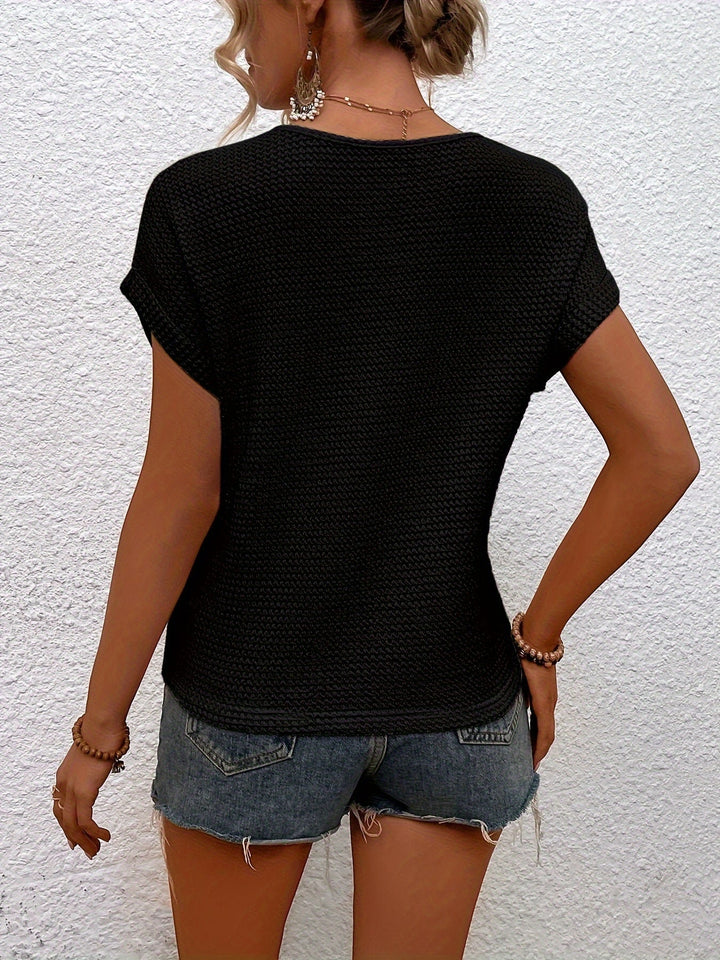 SOPHIA | Textured Knit Tee