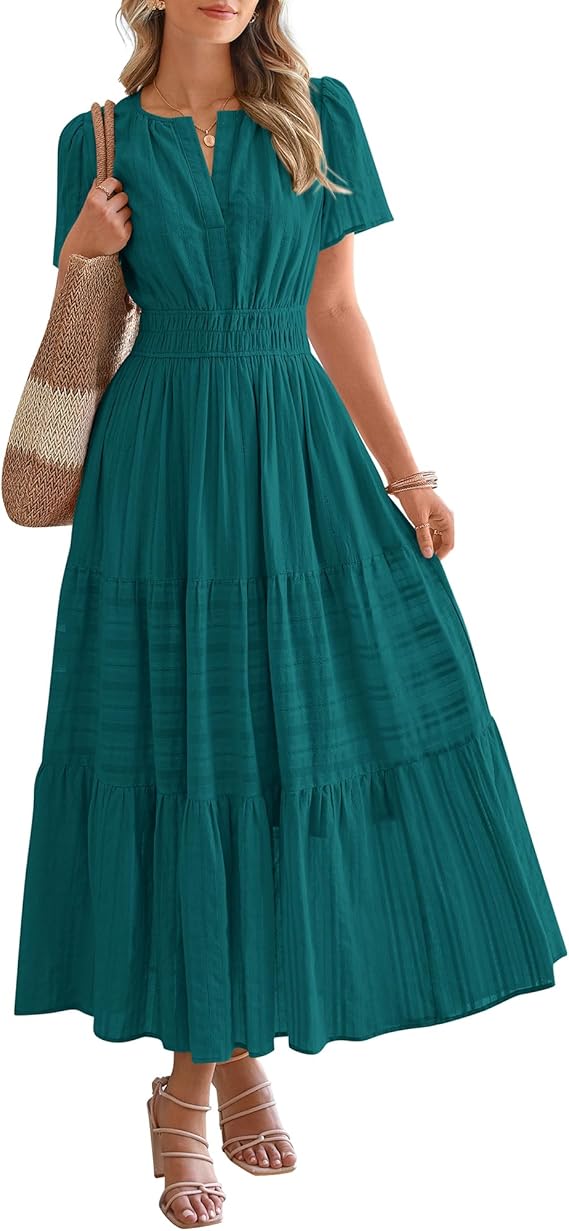 Rosie’s Boho Cotton Maxi Dress