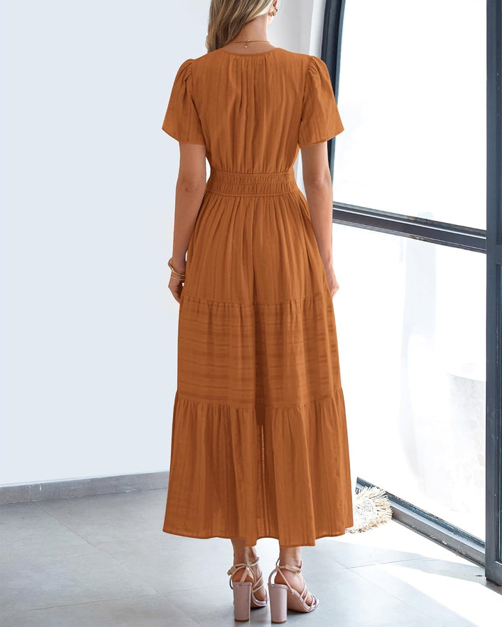 Rosie’s Boho Cotton Maxi Dress