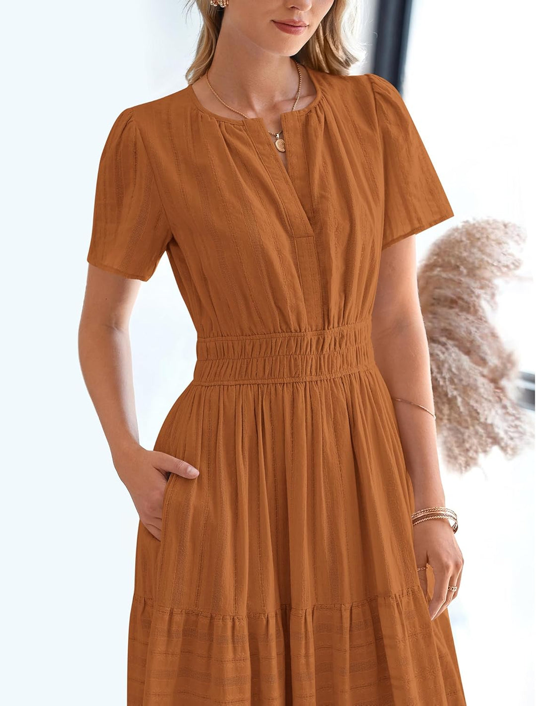 Rosie’s Boho Cotton Maxi Dress