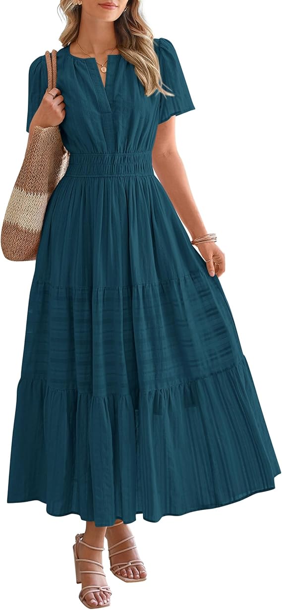 Rosie’s Boho Cotton Maxi Dress