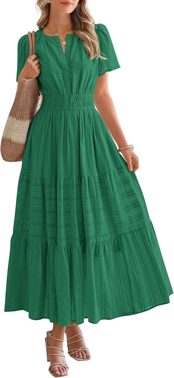 Rosie’s Boho Cotton Maxi Dress
