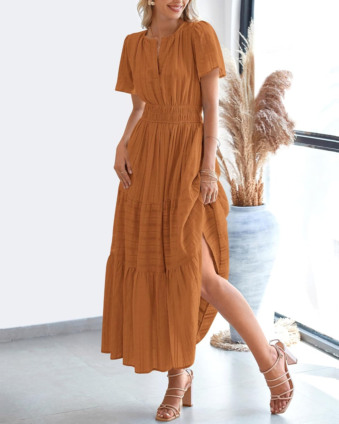 Rosie’s Boho Cotton Maxi Dress
