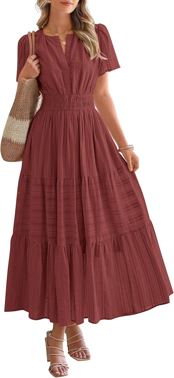 Rosie’s Boho Cotton Maxi Dress