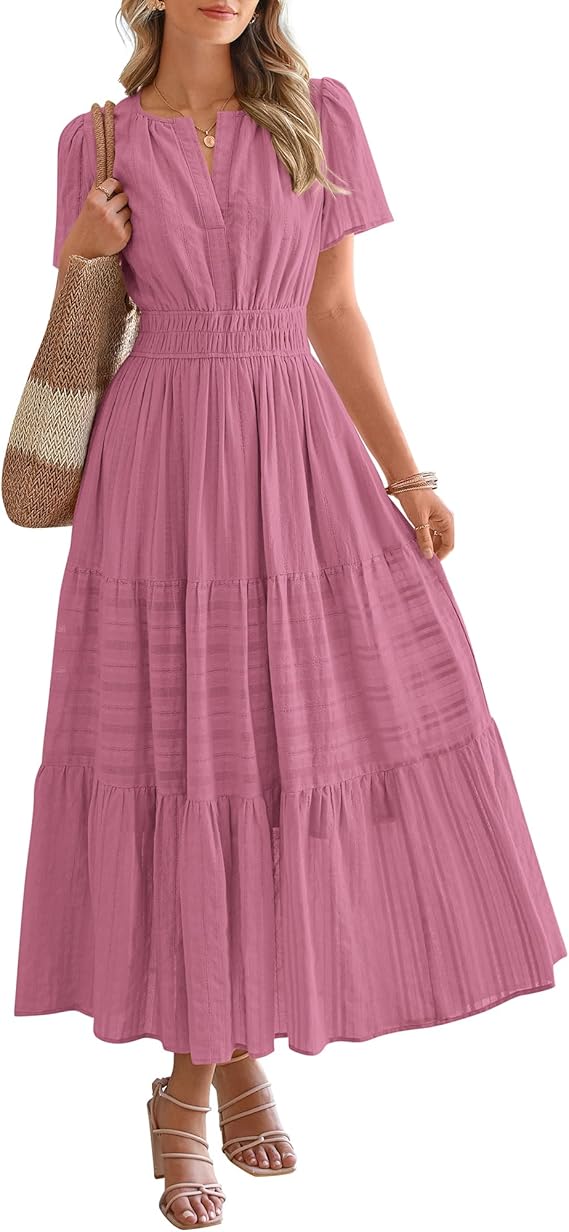 Rosie’s Boho Cotton Maxi Dress