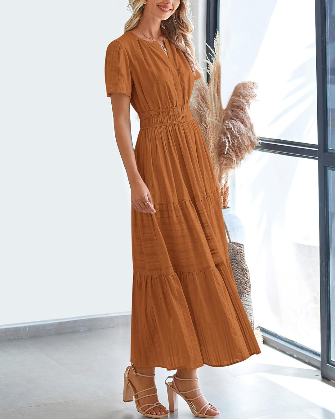 Rosie’s Boho Cotton Maxi Dress