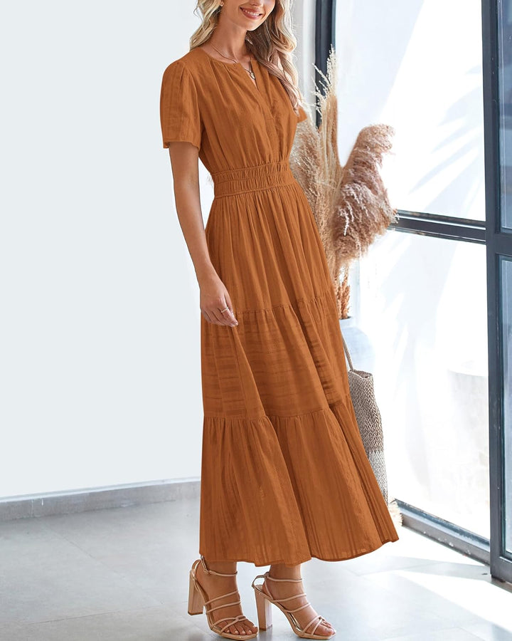 Rosie’s Boho Cotton Maxi Dress