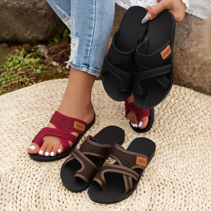 BRIANNA | MESH SANDALS